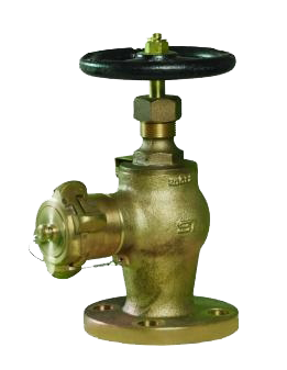 FIRE FIGHTING VALVE ANGLE BRONZE JIS F7334 R WITH 